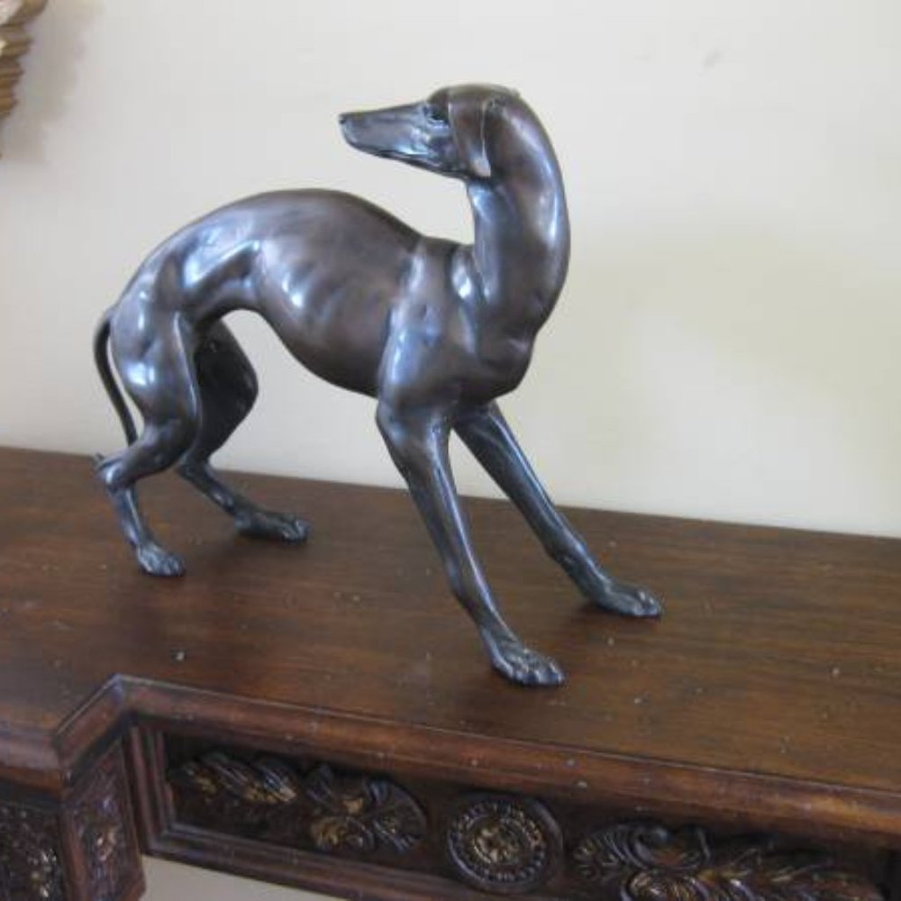 Bronze Greyhound Sculpture